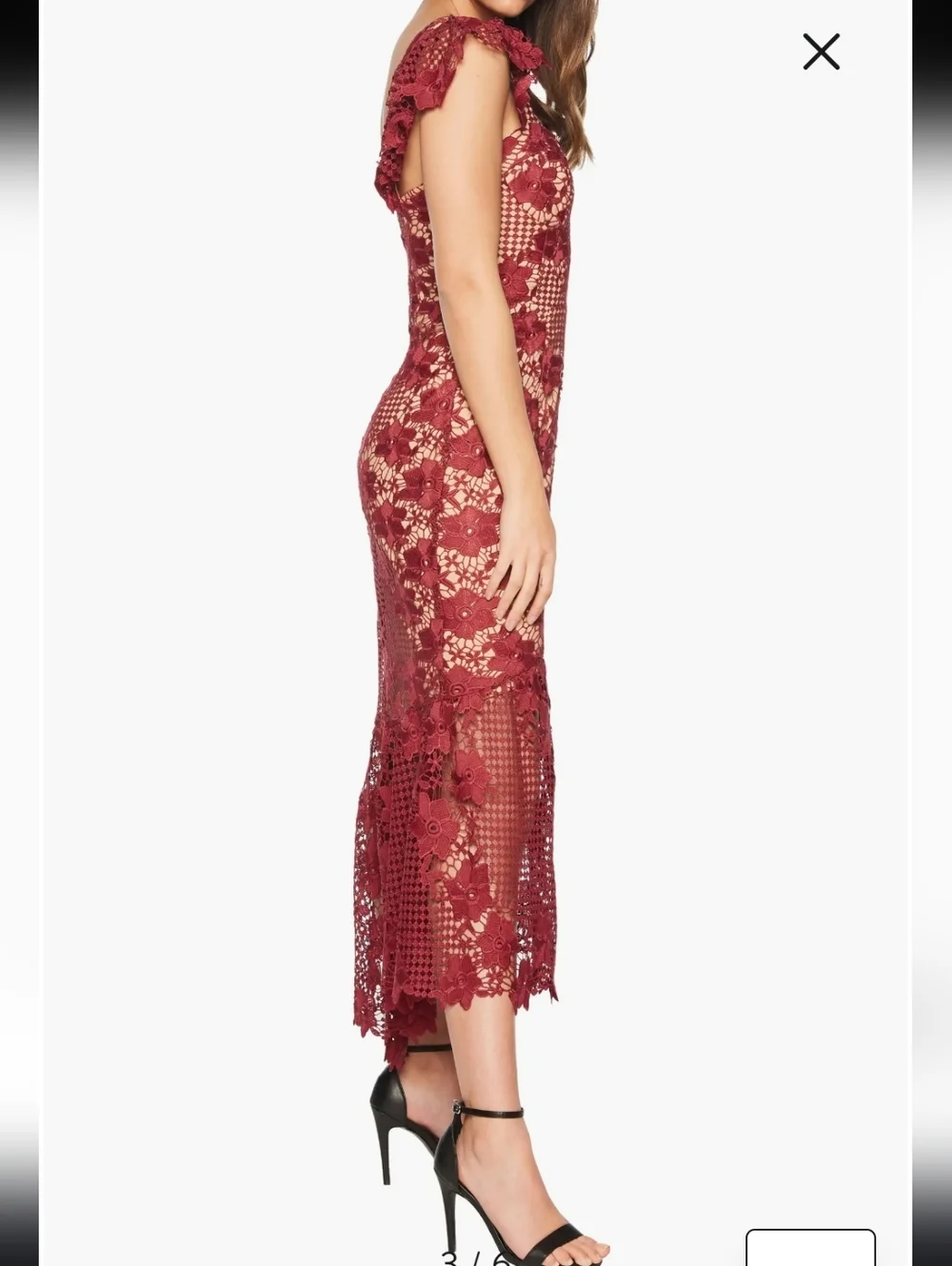 Bardot Lucy Lace Midi Dress - Picture 3 of 9